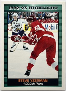 1993-94 Score - Highlight ! Steve Yzerman