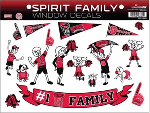 North Carolina Wolfpack Sports NFL Fan Shop Family Decal Set MED - Picture 1 of 1