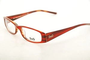 Nuevas Auténticas Gafas Dolce & Gabbana DG 4126 K35 50 mm Marcos a Rayas Rojas - Imagen 1 de 12