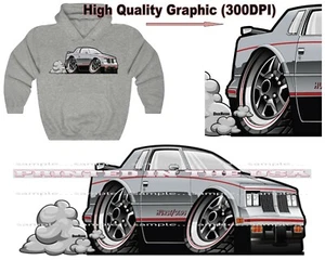 Oldsmobile Hurst Olds Hurst/Olds 1984 DigiRods Cartoon Car Hoodie Sweatshirt - Picture 1 of 6