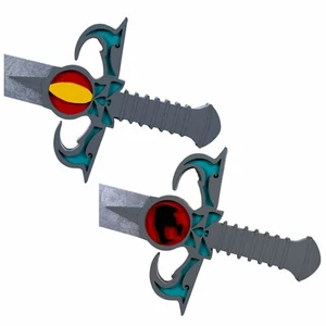 Child Sized ThunderCats Lion-O Sword of Omens | 25" Handmade Wooden Toy Sword - Picture 1 of 4