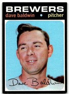 1971 Topps Baseball Dave Baldwin Milwaukee Brewers #48