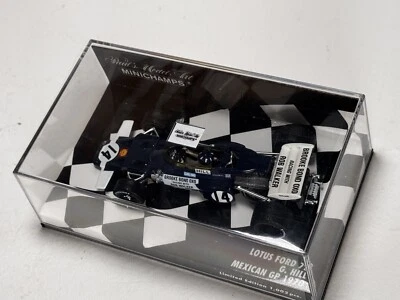 Lotus Ford 72 Mexican GP D Hill MINICHAMPS 1:43  - Image 1 of 4