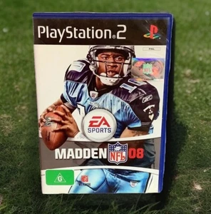 PS2 NFL Madden 08 Game with Manual PAL EA Sports American Gridiron Football - Picture 1 of 7