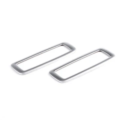 Cubierta de luz de lectura trasera ABS plata mate 2011-2017 para Porsche Cayenne 2 piezas Foto 1 de 4