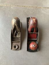 2 Small Vintage Woodworking Jack Planes Smoothers