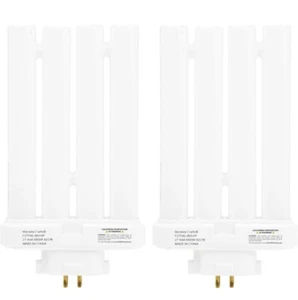 FML27 27-Watt 6500K Compact Fluorescent Light Bulbs with Quad Tubes, 4-Pin GX... - Picture 1 of 7