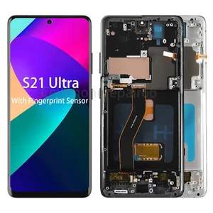 Small OLED Display LCD / Touch Screen Assembly For Samsung Galaxy S21 Ultra G998 - Picture 1 of 16