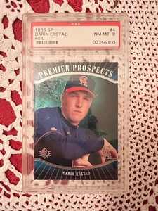 Darin Erstad 1996 SP Foil #4 PSA NM-MT 8