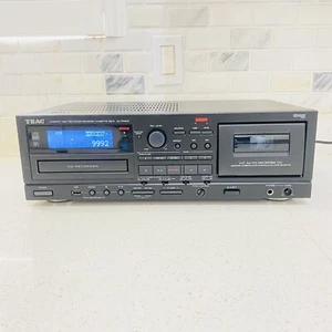 TEAC AD-RW900 Compact Disc Recorder Reverse Cassette Deck USB Black Read Below.. - Picture 1 of 24