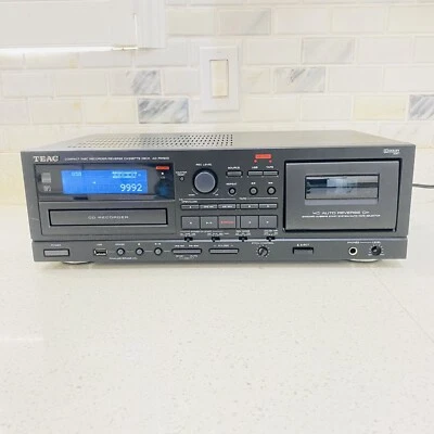 TEAC AD-RW900 Compact Disc Recorder Reverse Cassette Deck USB Black Read Below.. - Image 1 of 4