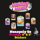 Monopoly Go Prestige 4 & 5 Star Stickers / Cards ~ FAST DELIVERY