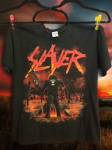 Slayer Shirt Soldier World Tour 2011 Lateinamerika Daten 20x28 Gr. L - Bild 1 von 5