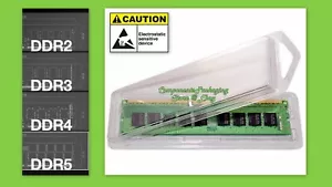 DDR4 PC4 Speicher Clam Hülle Case für DIMMs antistatische ESD - Menge 12 25 40 80 - Bild 1 von 5