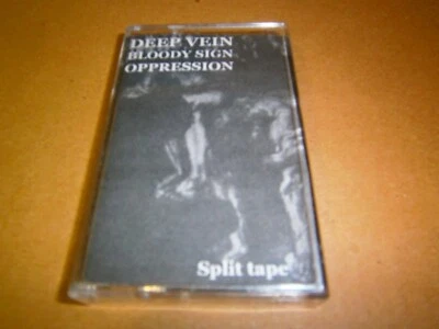 DEEP VEIN / BLOODY SIGN / OPPRESSION - 3 Way Split Tape - Image 1 of 3