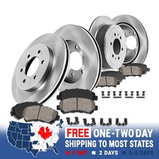 Front Rear Rotors Ceramic Pads For 2002 2003 2004 2005 2006 Expedition 2WD 4WD