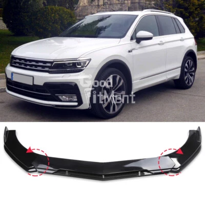Spoilerlippe Frontlippe Spoilerschwert Diffusor Spoiler Für VW Tiguan Mk2 R-Line - Bild 1 von 4