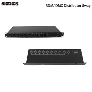 SHEHDS DMX/ RDM Distributor 8way/Pixel Lighting Decoder For Disco Stage Lighting - Picture 1 of 46