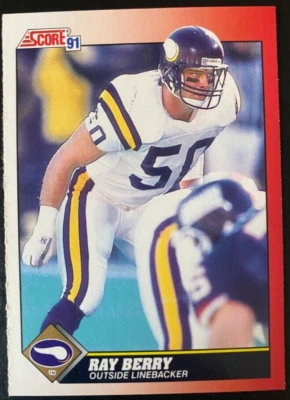 Ray BERRY 1991 Score #158 Minnesota Vikings - Image 1 of 2