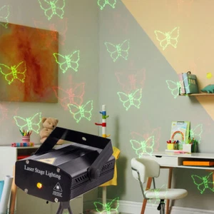 Mobil LED Laser Spielzimmer Musikmodus Sensor Tischstativ Motiv Effekt Projektor - Bild 1 von 10