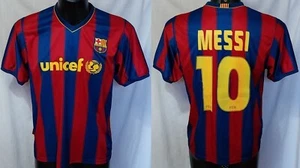 MONDO REPLICA VINTAGE BARCELLONA MESSI # 10 2009/2010 TG. LARGE NON ORIGINALE - Foto 1 di 4