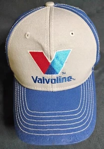 Valvoline Oil Navy Blue Classic Sandwich Mens Strapback Cap Hat One Size - Picture 1 of 7