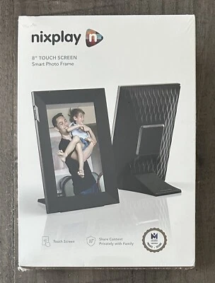 Nixplay - W08K Touch 8-inch LCD Smart Digital Photo Frame - Black - Image 1 of 4
