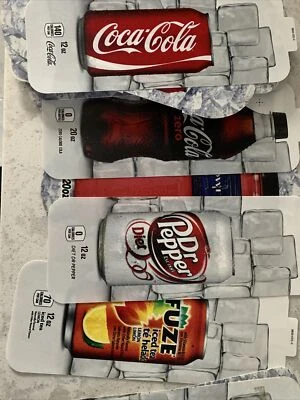 ROYAL VENDORS SODA VENDING MACHINE "Coke” 12oz & 20oz CAN / Bottle VEND LABEL