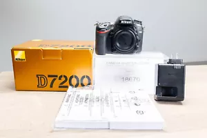 Exc+++ Nikon D7200 24.2MP DSLR-Kamera mit Nikon 18-140mm F3.5-5.6G ED VR Objektiv - Bild 1 von 13