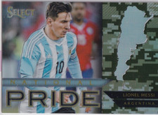 Panini Select 2015/16 No. 2 Lionel Messi National Pride Camo Prizm 79/249