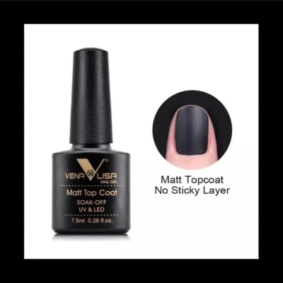 Venalisa Matt Topcoat Mattversiegelung Finish Coat UV, LED  7,5 ml - Bild 1 von 4