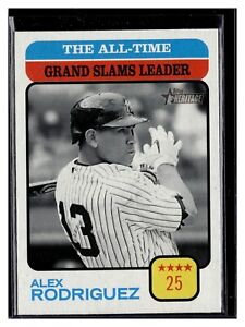 2022 Topps Heritage ALEX RODRIGUEZ #478 HIGH NUMBER SP NEW YORK YANKEES MLB