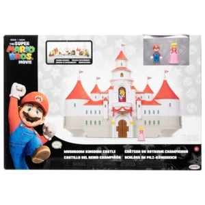 NEW Super Mario Bros Movie Mushroom Kingdom Castle Play Set & Princess Peach π - Picture 1 of 8
