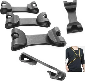 5 Pack Drawstring Backpack Chest Clip Sternum Strap Buckle Quick Release...  - Picture 1 of 8