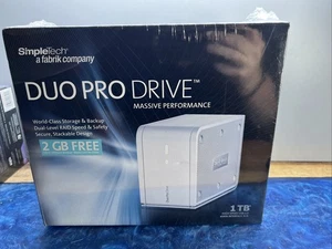 SimpleTech Duo Pro Drive USB 2.0 eSATA Desktop External Hard Drive New Sealed - Picture 1 of 11