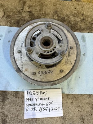 Arctic cat snowmobile secondary driven clutch 048–222 Drive Clutch 402 - Image 1 of 4