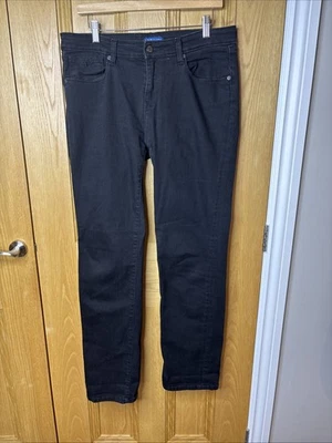 Pantalones de mezclilla R M Williams Linesman para hombre W31 L32 negros pierna recta calce regular Foto 1 de 4