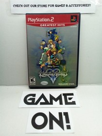 Kingdom Hearts 2 II (PlayStation 2, 2006) Complete Tested Working - Free Ship