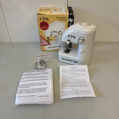 PC TOOLS, SEW CRAFTY MINI SEWING MACHINE - Image 1 of 4