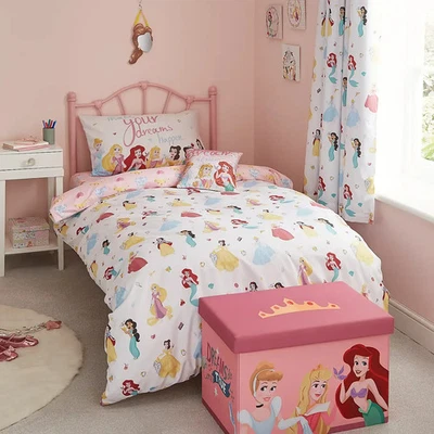 NEW IN PACK DUNELM Disney Princess Single Duvet Cover and Pillowcase Set