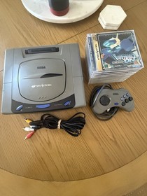SEGA SATURN Huge Console  bundle + 10 Awesome Games NTSC-J Japanese