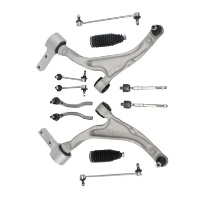 12Pcs Front Control Arm Ball Joint Sway Bar Link Kit For Acura MDX 2007-2013 - Image 1 of 4