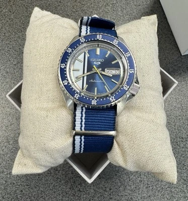 Reloj Seiko 5 Automático Hombre Correa Nylon SRPK69 Hecho en Japón Nuevo Con Etiqueta Foto 1 de 4