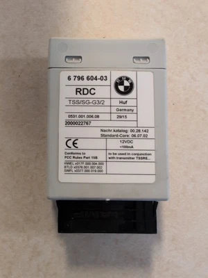 BMW 5 & 7 Series TPMS Control Unit Module Tire Pressure Monitor OEM 6796604-03 - Image 1 of 4