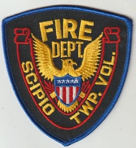 Scipio TWP. IN Volunteer Fire Department patch ship from Australia - Picture 1 of 1