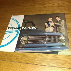 *COMO NUEVO* FOLLETO DE VENTAS DE AUTOMÓVILES CON CÓDIGO DE FECHA 1962*VAUXHALL VX 4/90" - Imagen 1 de 3