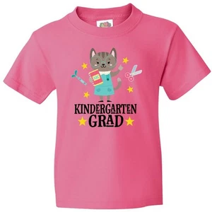 Inktastic Kindergarten Graduation Outfit Girls Youth T-Shirt School Elementary - Picture 1 of 3