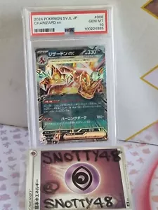 PSA10 Charizard Ex 006 Terastal Scarlet & Violet Japanese Pokemon Card GEM PSA10 - Picture 1 of 7