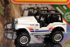 2020 Matchbox #80 MBX Mountain Jeep 4x4 White - Picture 1 of 1