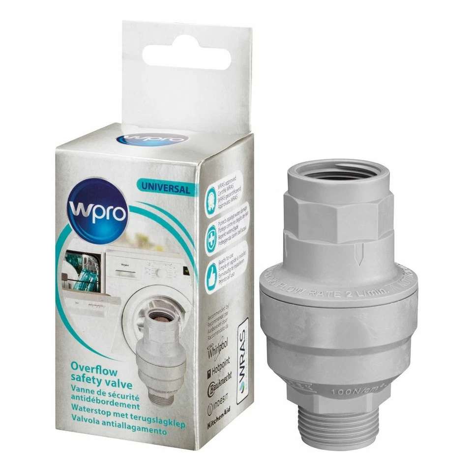 (21,90€/1Stk) Wpro Wasserstoppventil ACQ002 - 484000008591 für Wasch- oder Spülm